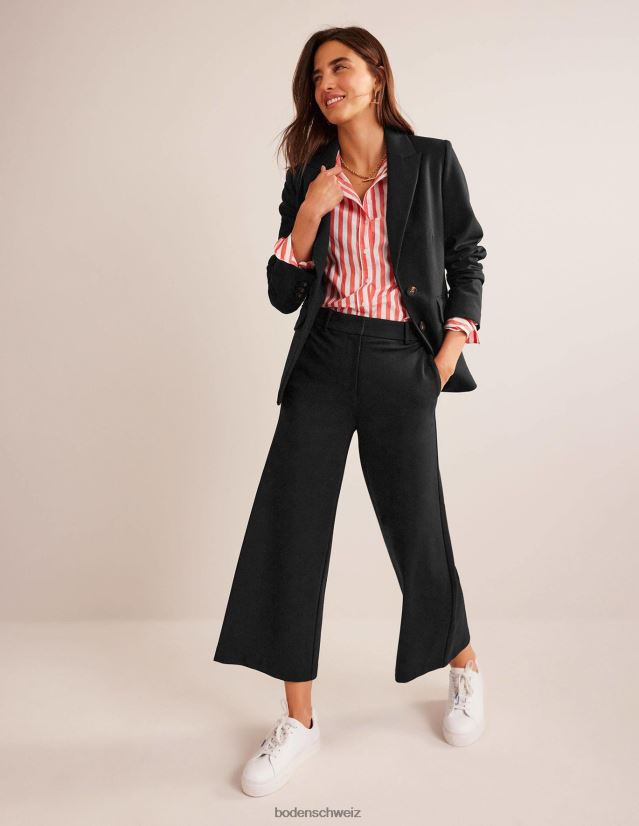 Boden Frauen Der Marylebone-Jersey-Blazer VH86PT670 Kleidung Schwarz