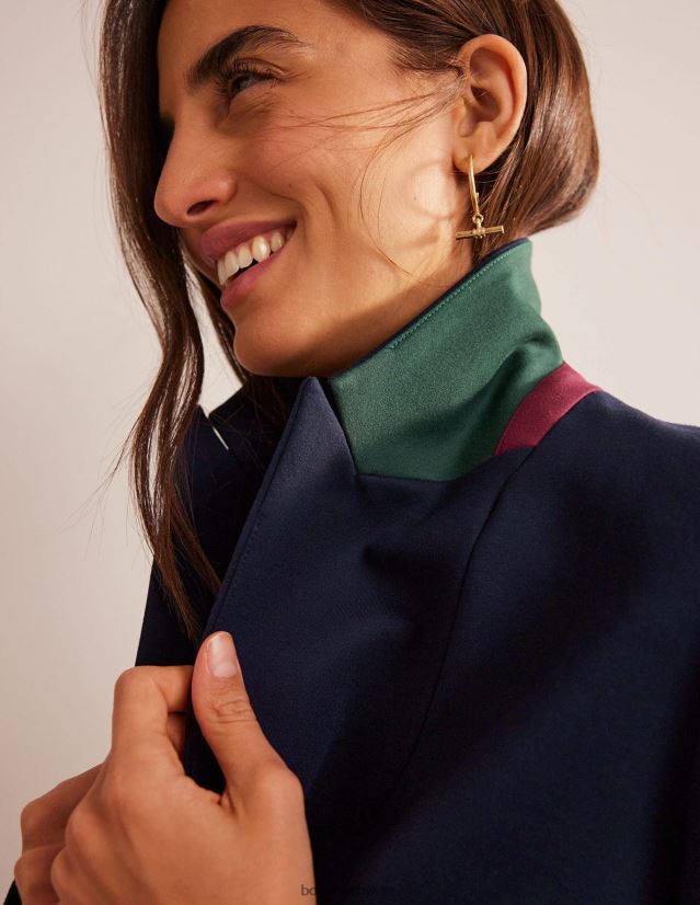 Boden Frauen Der Marylebone-Jersey-Blazer VH86PT671 Kleidung Marine