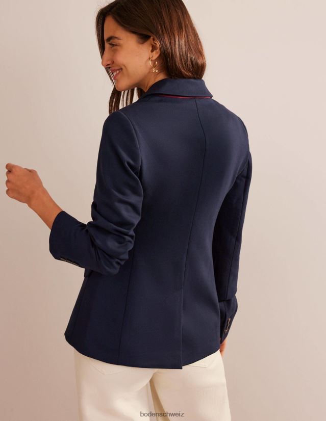 Boden Frauen Der Marylebone-Jersey-Blazer VH86PT671 Kleidung Marine
