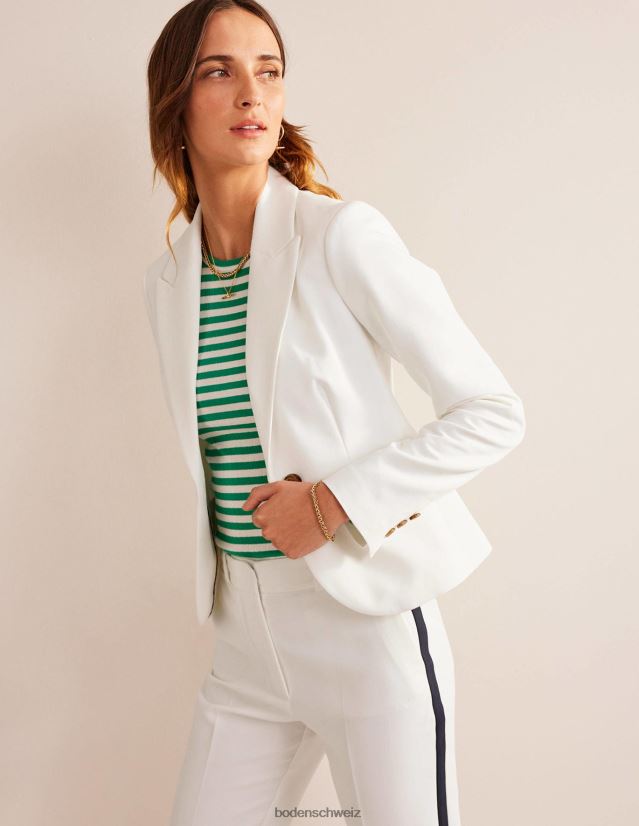 Boden Frauen Der maßgeschneiderte Blazer von Canonbury VH86PT679 Kleidung Elfenbein