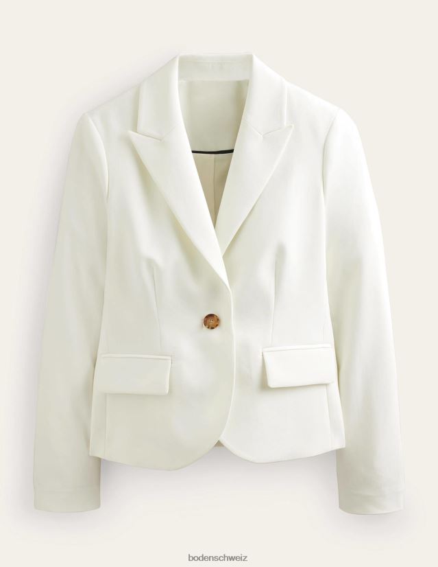 Boden Frauen Der maßgeschneiderte Blazer von Canonbury VH86PT679 Kleidung Elfenbein