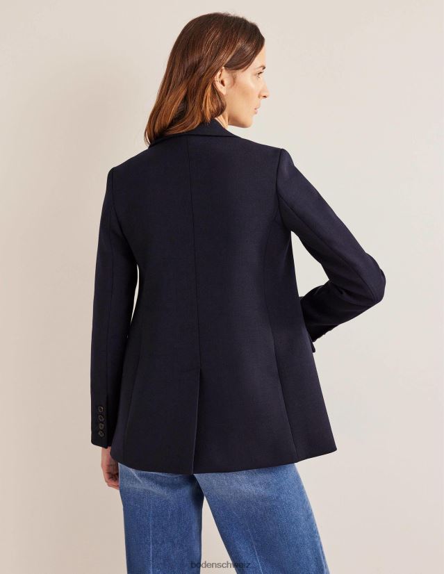 Boden Frauen der Brighton-Twill-Blazer VH86PT1002 Kleidung Marine