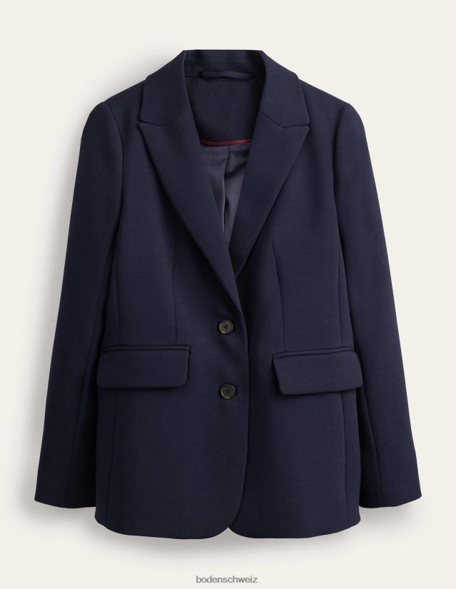 Boden Frauen der Brighton-Twill-Blazer VH86PT1002 Kleidung Marine