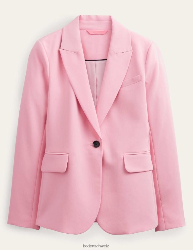 Boden Frauen maßgeschneiderter Anzugsblazer VH86PT2496 Kleidung Rosa