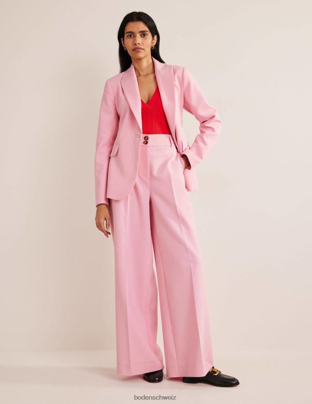 Boden Frauen maßgeschneiderter Anzugsblazer VH86PT2496 Kleidung Rosa