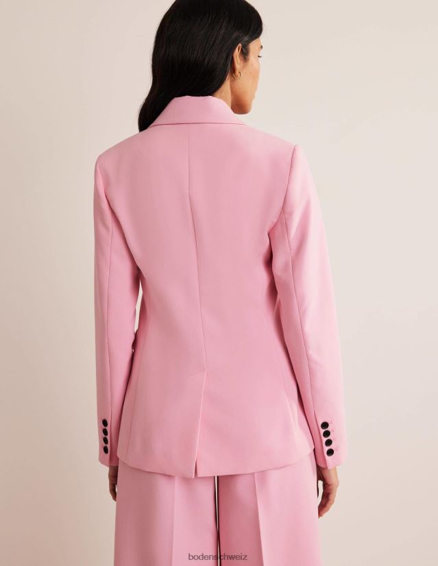 Boden Frauen maßgeschneiderter Anzugsblazer VH86PT2496 Kleidung Rosa