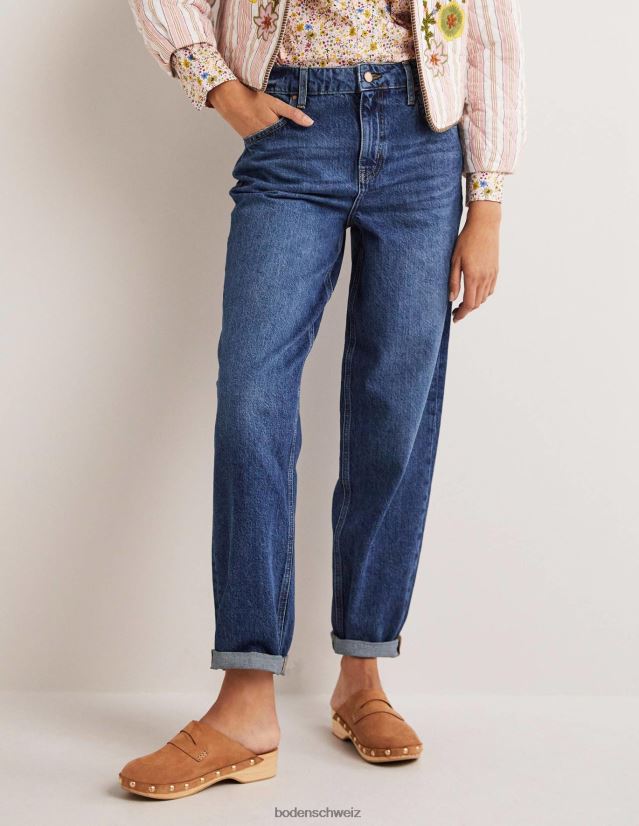 Boden Frauen Boyfriend-Jeans VH86PT1004 Kleidung mittlerer Jahrgang