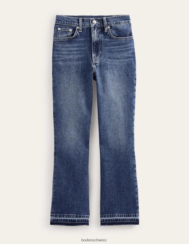 Boden Frauen Kick-Jeans mit mittlerer Leibhöhe VH86PT654 Kleidung dunkler Jahrgang