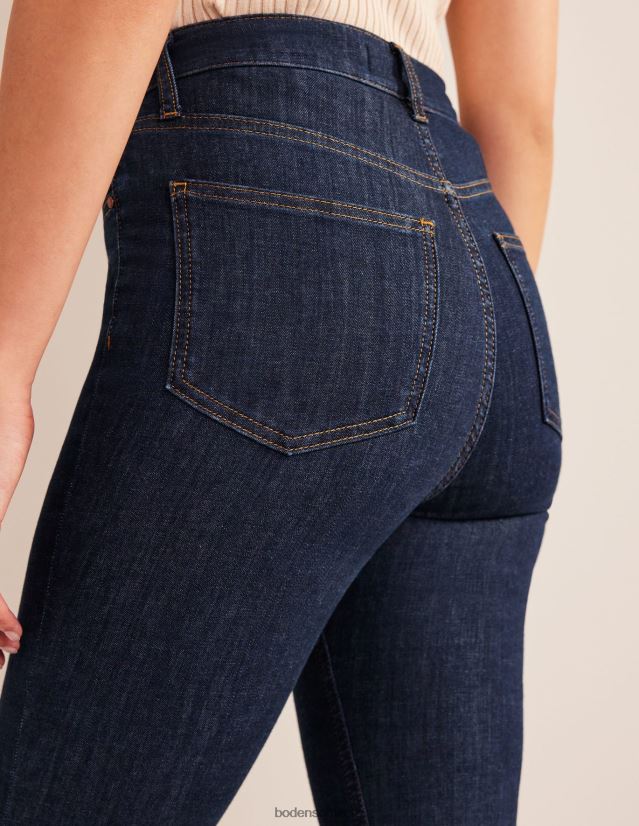 Boden Frauen Röhrenjeans mit hohem Bund VH86PT666 Kleidung Indigo