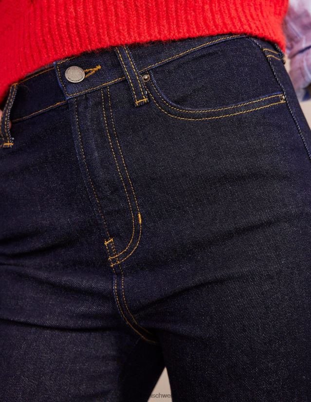 Boden Frauen Schlagjeans mit hohem Bund VH86PT664 Kleidung Indigo