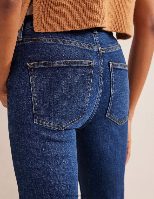 Boden Frauen Slim-Jeans mit mittlerer Leibhöhe VH86PT653 Kleidung mittlerer Jahrgang