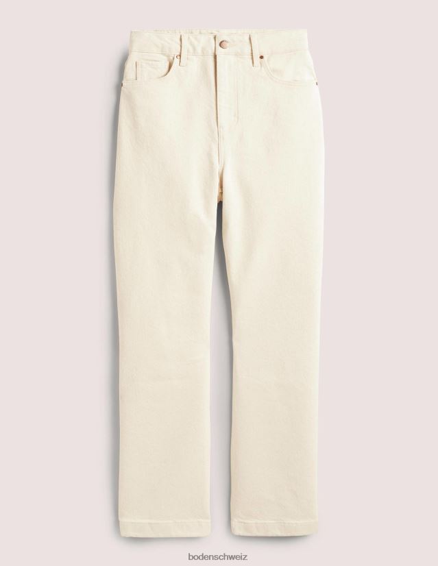 Boden Frauen Steife, verkürzte Schlagjeans VH86PT1948 Kleidung naturfarben