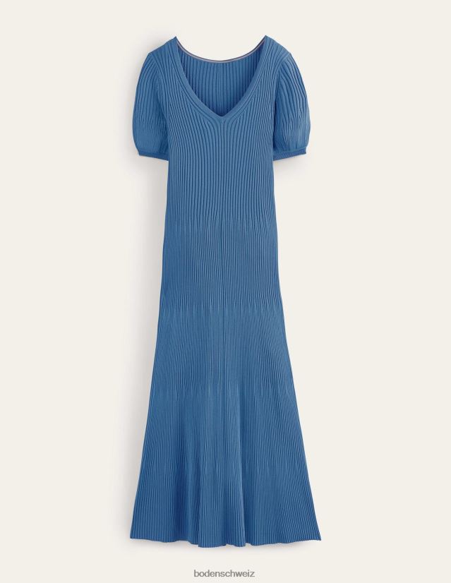 Boden Frauen Abgewinkeltes Empire-Strickkleid VH86PT1156 Kleidung Porzellanblau