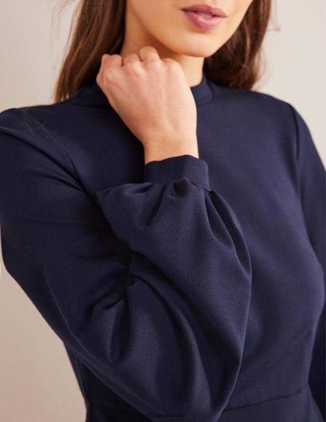 Boden Frauen Blouson-Jersey-Minikleid VH86PT1315 Kleidung Marine