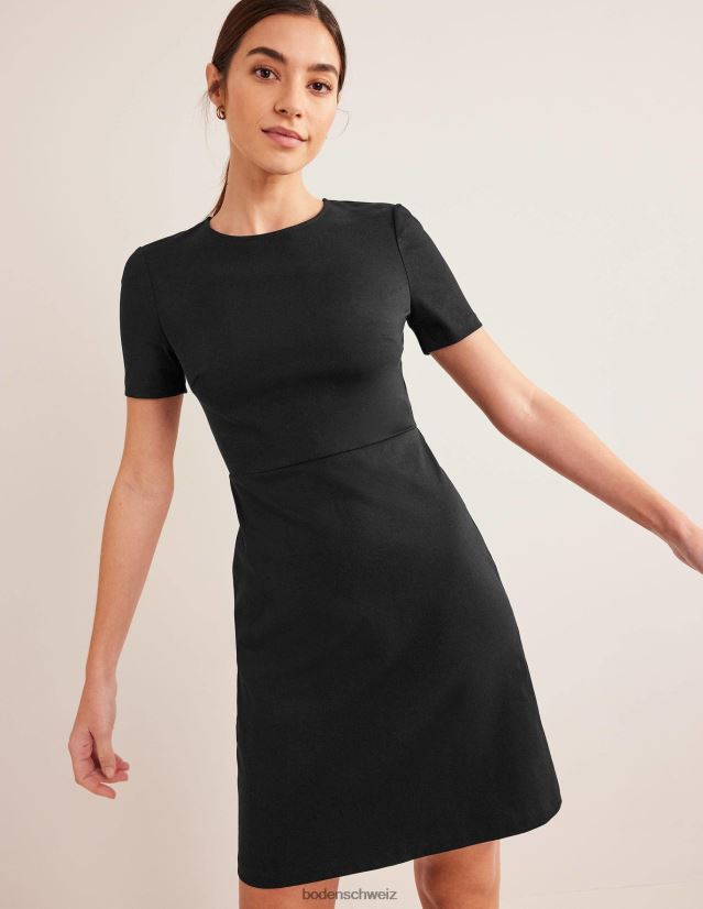 Boden Frauen Mini-Etuikleid aus Jersey VH86PT82 Kleidung Schwarz