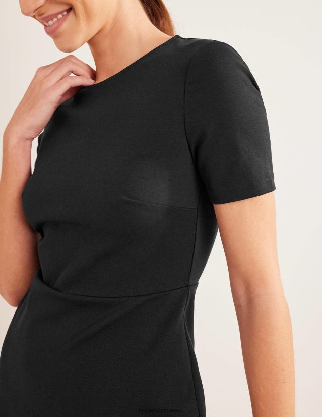 Boden Frauen Mini-Etuikleid aus Jersey VH86PT82 Kleidung Schwarz