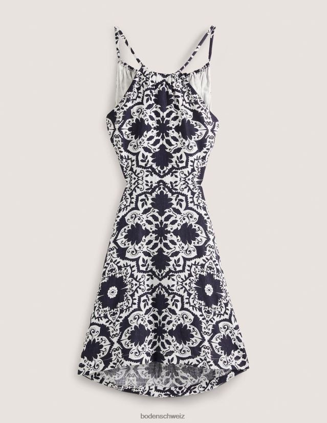 Boden Frauen Minikleid mit Rückendetail VH86PT1878 Kleidung Marine & Bloomsbury