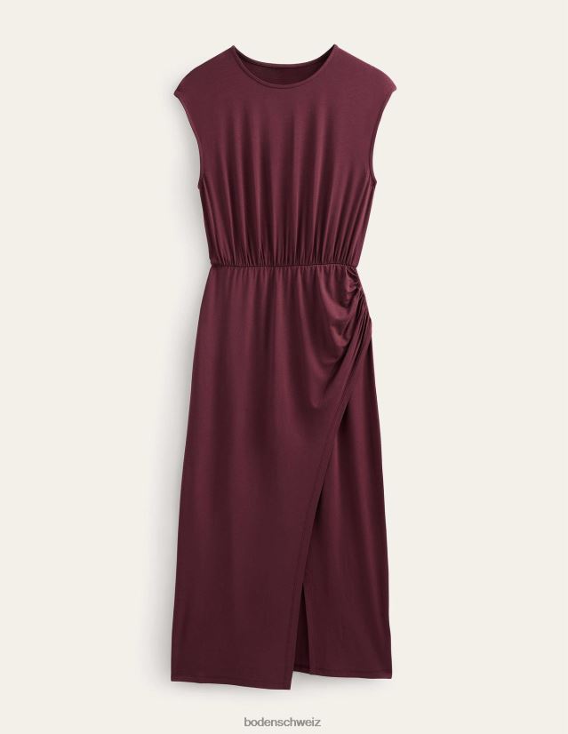 Boden Frauen Säulen-Maxikleid aus Jersey VH86PT2163 Kleidung dunkles Burgunderrot