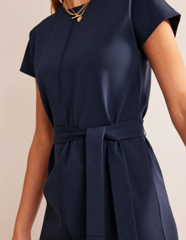 Boden Frauen Tara-T-Shirt-Kleid aus Jersey VH86PT38 Kleidung Marine