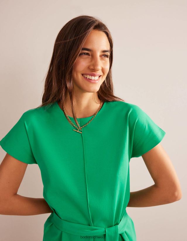Boden Frauen Tara-T-Shirt-Kleid aus Jersey VH86PT44 Kleidung Wiesengrün