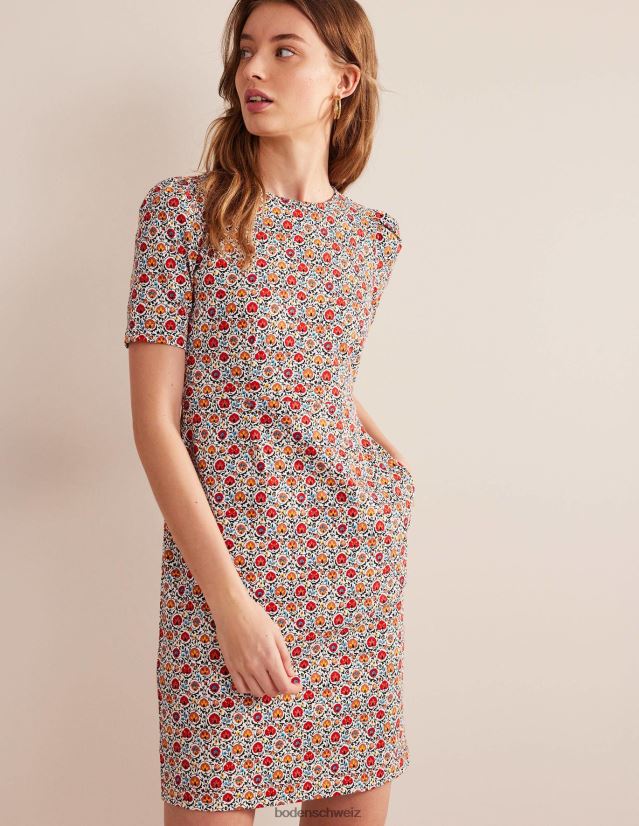 Boden Frauen Zoe Jerseykleid VH86PT956 Kleidung Vielfältige und bezaubernde Blüte