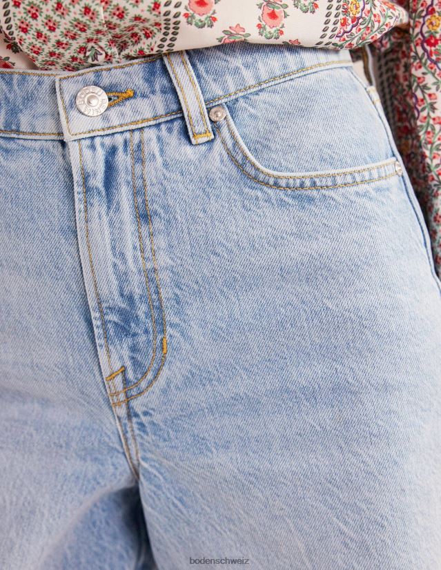 Boden Frauen Bermuda-Jeansshorts VH86PT1620 Kleidung leichter Vintage