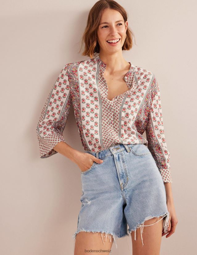 Boden Frauen Bermuda-Jeansshorts VH86PT1620 Kleidung leichter Vintage