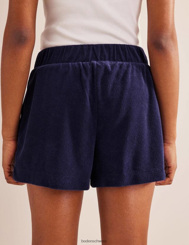 Boden Frauen Frottee-Shorts VH86PT1445 Kleidung Preußischblau