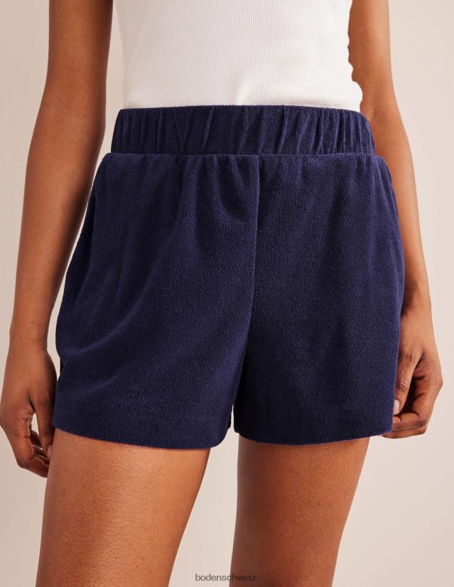 Boden Frauen Frottee-Shorts VH86PT1445 Kleidung Preußischblau