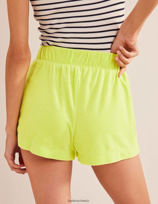 Boden Frauen Frottee-Shorts VH86PT2511 Kleidung Zitrusfrüchte