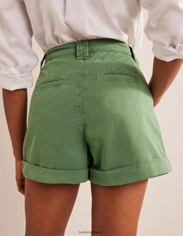 Boden Frauen lässige Baumwollshorts VH86PT1579 Kleidung Meeresspray