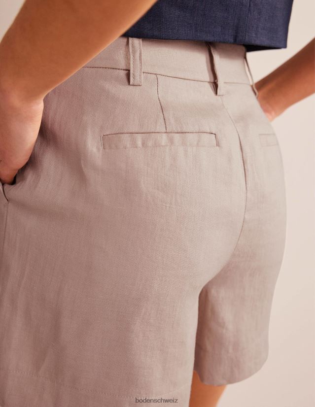 Boden Frauen maßgeschneiderte Leinenshorts VH86PT1564 Kleidung Seil
