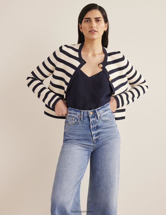 Boden Frauen Cami-Oberteil aus Seide VH86PT121 Kleidung Marine