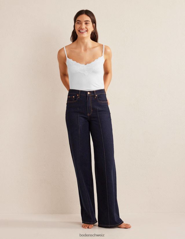 Boden Frauen Cami-Oberteil aus Spitze VH86PT2556 Kleidung Weiß