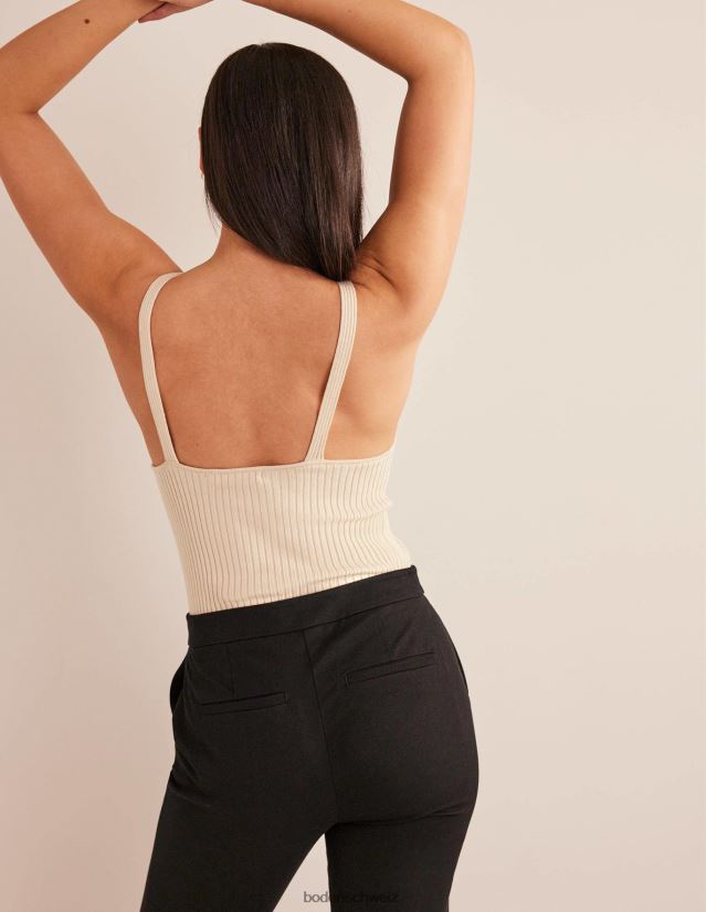 Boden Frauen Geripptes Westentop VH86PT2075 Kleidung Seil