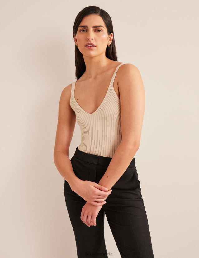 Boden Frauen Geripptes Westentop VH86PT2075 Kleidung Seil