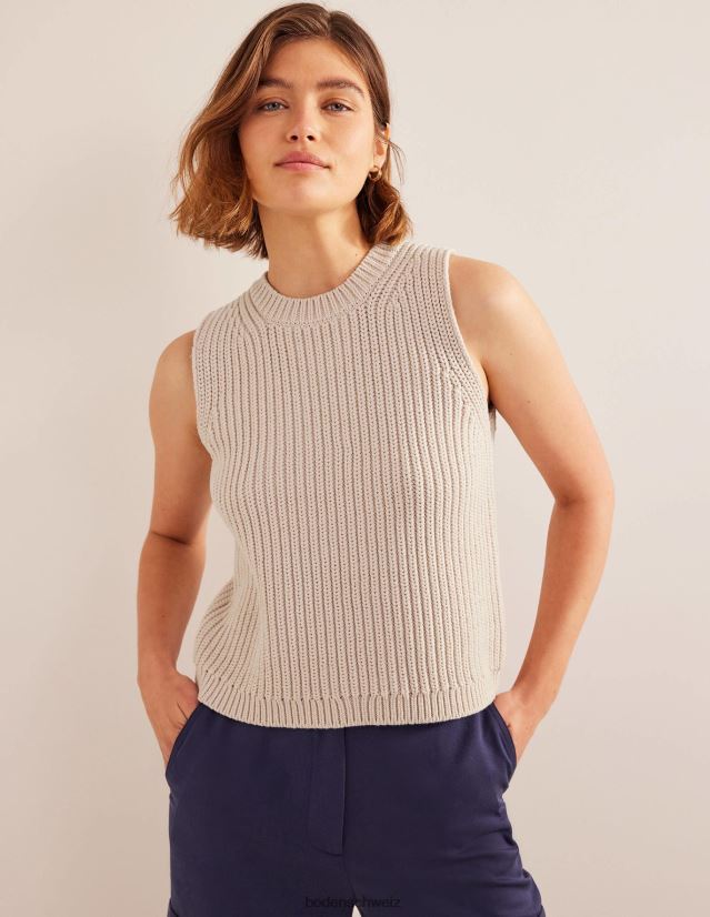 Boden Frauen Grob geripptes Tanktop VH86PT1770 Kleidung Seil