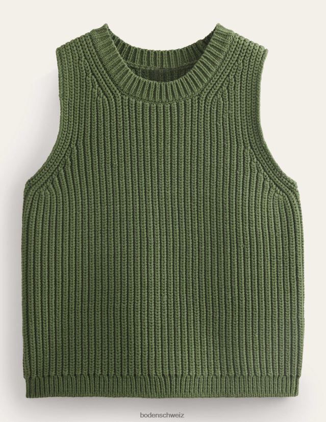 Boden Frauen Grob geripptes Tanktop VH86PT2233 Kleidung Fichte