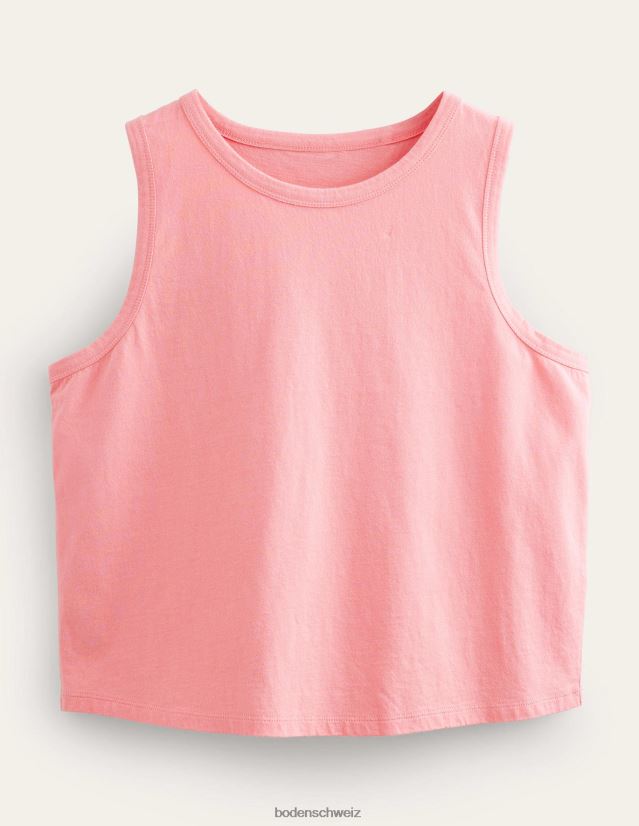 Boden Frauen Kurze Weste aus reiner Baumwolle VH86PT2169 Kleidung Pfirsichsorbet