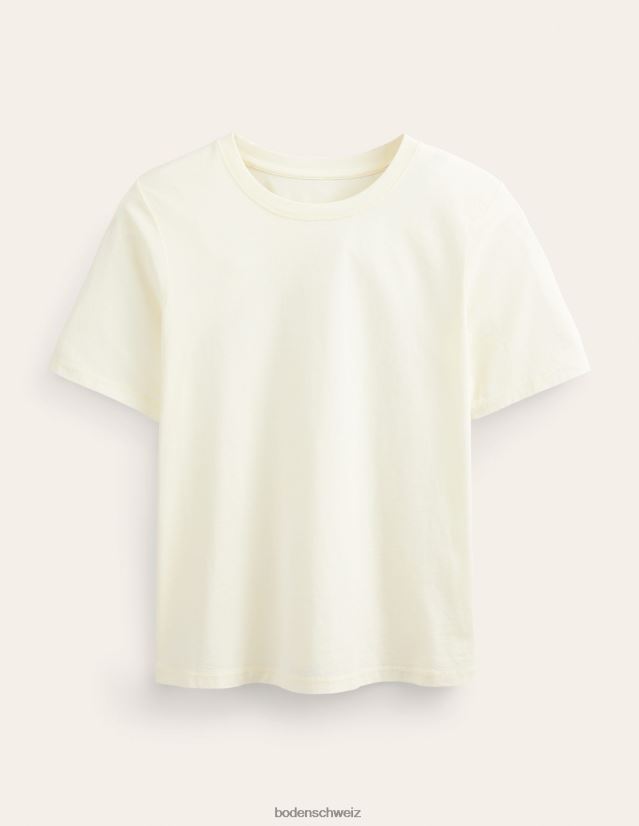 Boden Frauen Pflanzlich gefärbtes Crew-T-Shirt VH86PT1484 Kleidung hellgelb