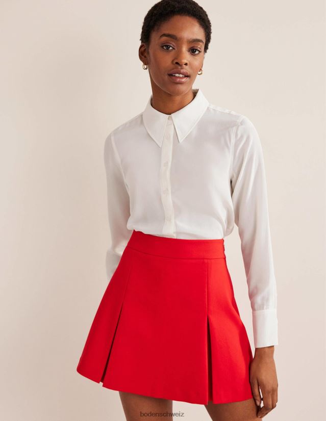 Boden Frauen Seidenhemd VH86PT154 Kleidung Elfenbein