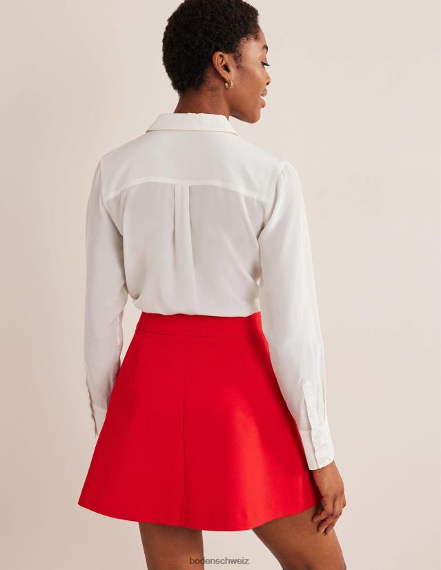 Boden Frauen Seidenhemd VH86PT154 Kleidung Elfenbein