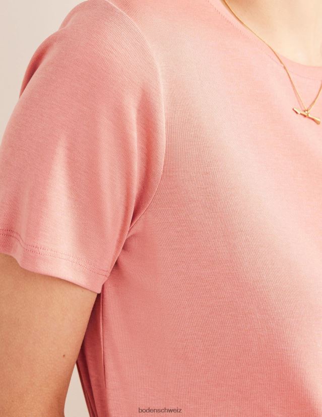 Boden Frauen Soft-Touch-T-Shirt VH86PT1735 Kleidung Rosa
