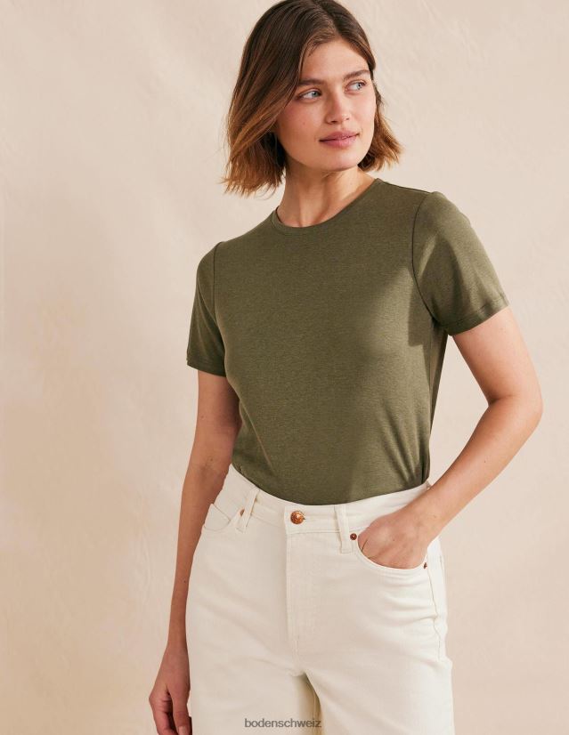 Boden Frauen Soft-Touch-T-Shirt VH86PT2178 Kleidung Fichte