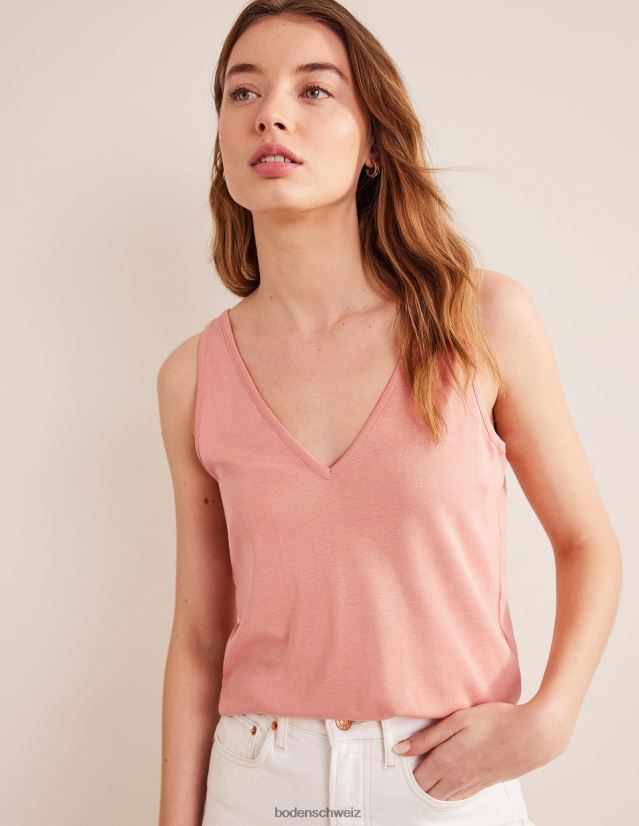 Boden Frauen Soft-Touch-Weste VH86PT1691 Kleidung Rosa