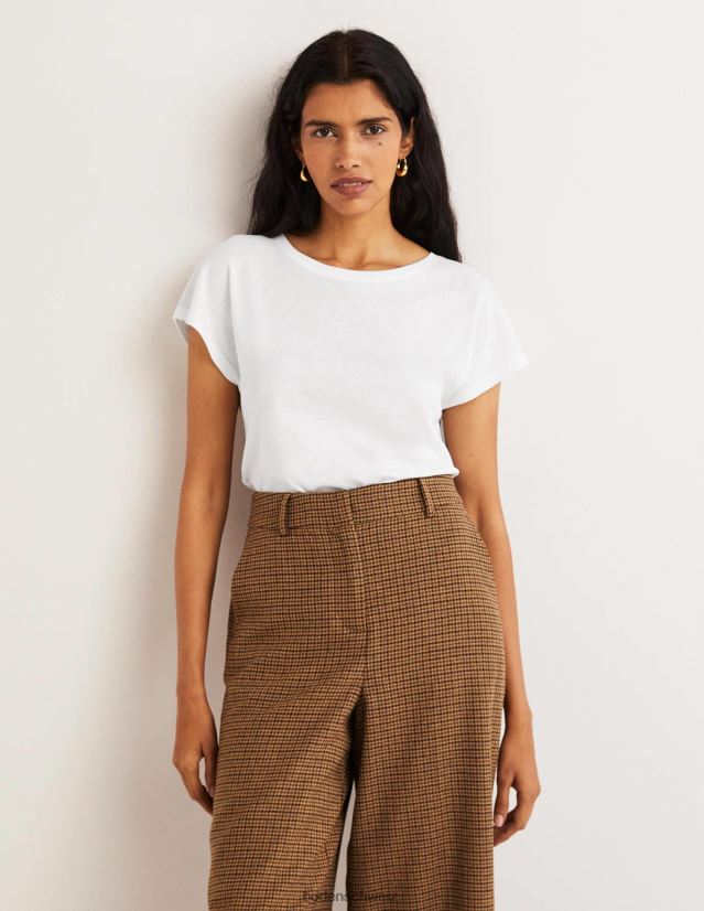 Boden Frauen Weiches, ärmelloses Oberteil VH86PT1925 Kleidung Weiß