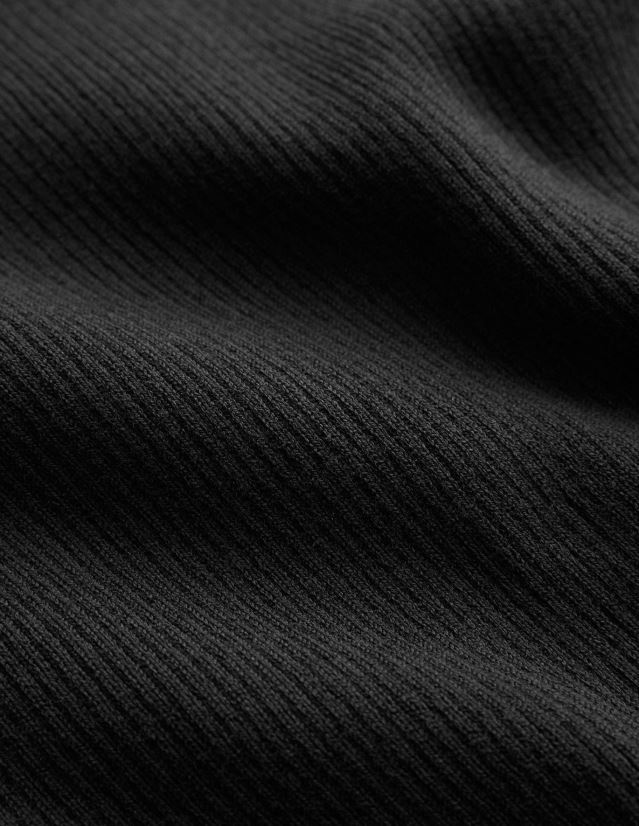 Boden Frauen gerippte Racer-Weste VH86PT1068 Kleidung Schwarz