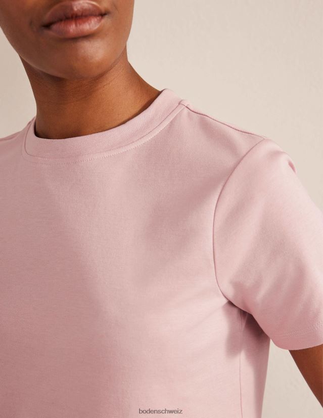 Boden Frauen perfektes Baumwoll-T-Shirt VH86PT1933 Kleidung Milchshake