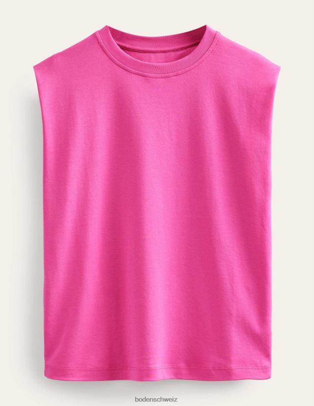 Boden Frauen perfektes ärmelloses Baumwolloberteil VH86PT150 Kleidung Fuchsia-Fedora