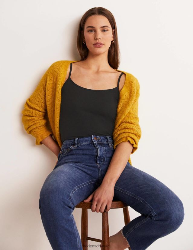 Boden Frauen schlichtes Cami-Oberteil VH86PT203 Kleidung Schwarz